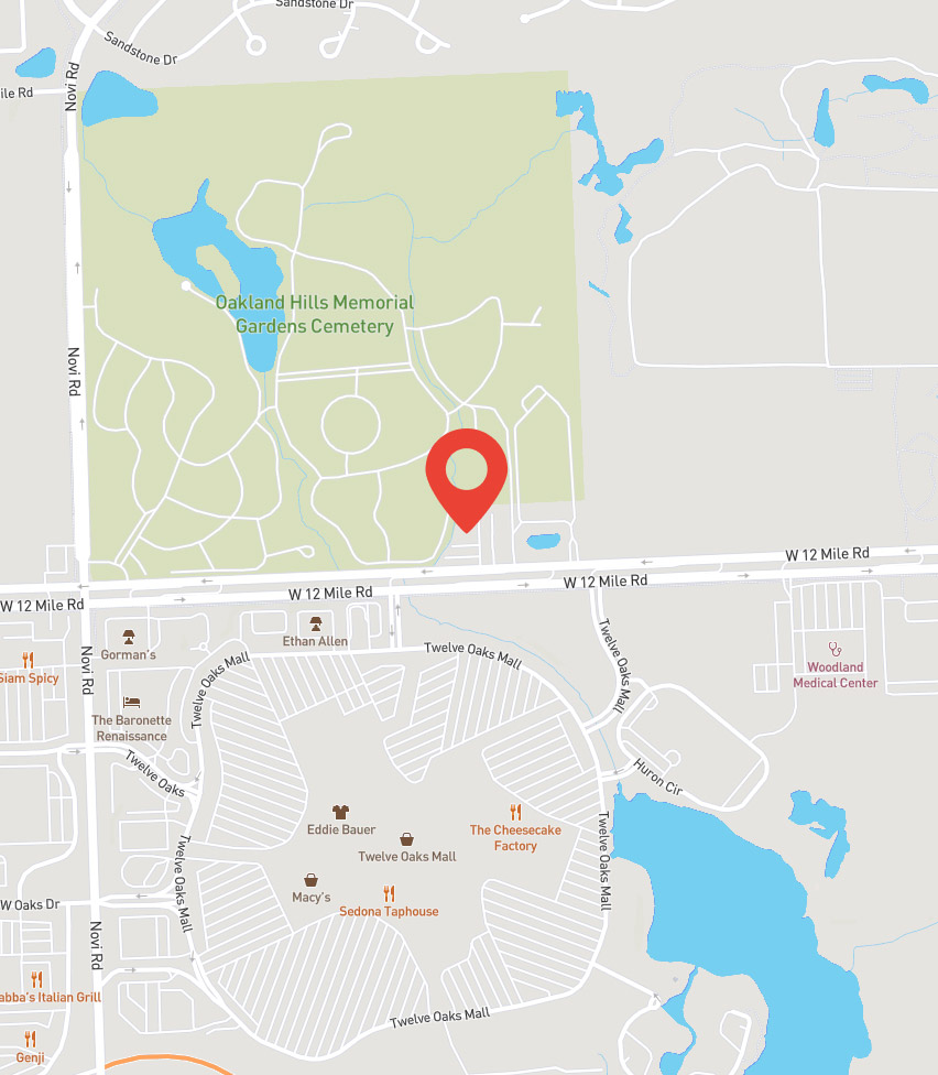 Goolge Maps of where Novi Dentistry is located.