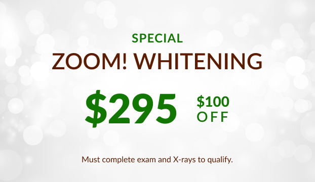 Special: Zoom Teeth Whitening - $295 ($100 off)